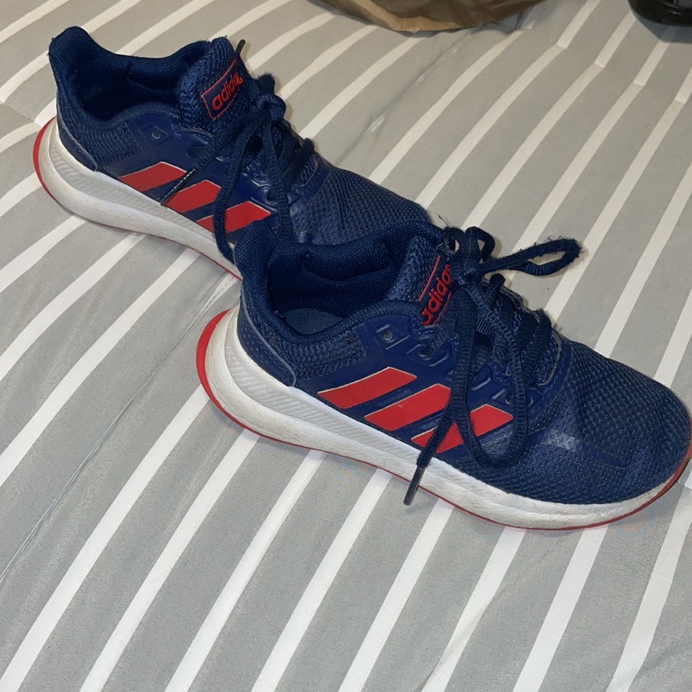 Adidas blue & red sneakers
